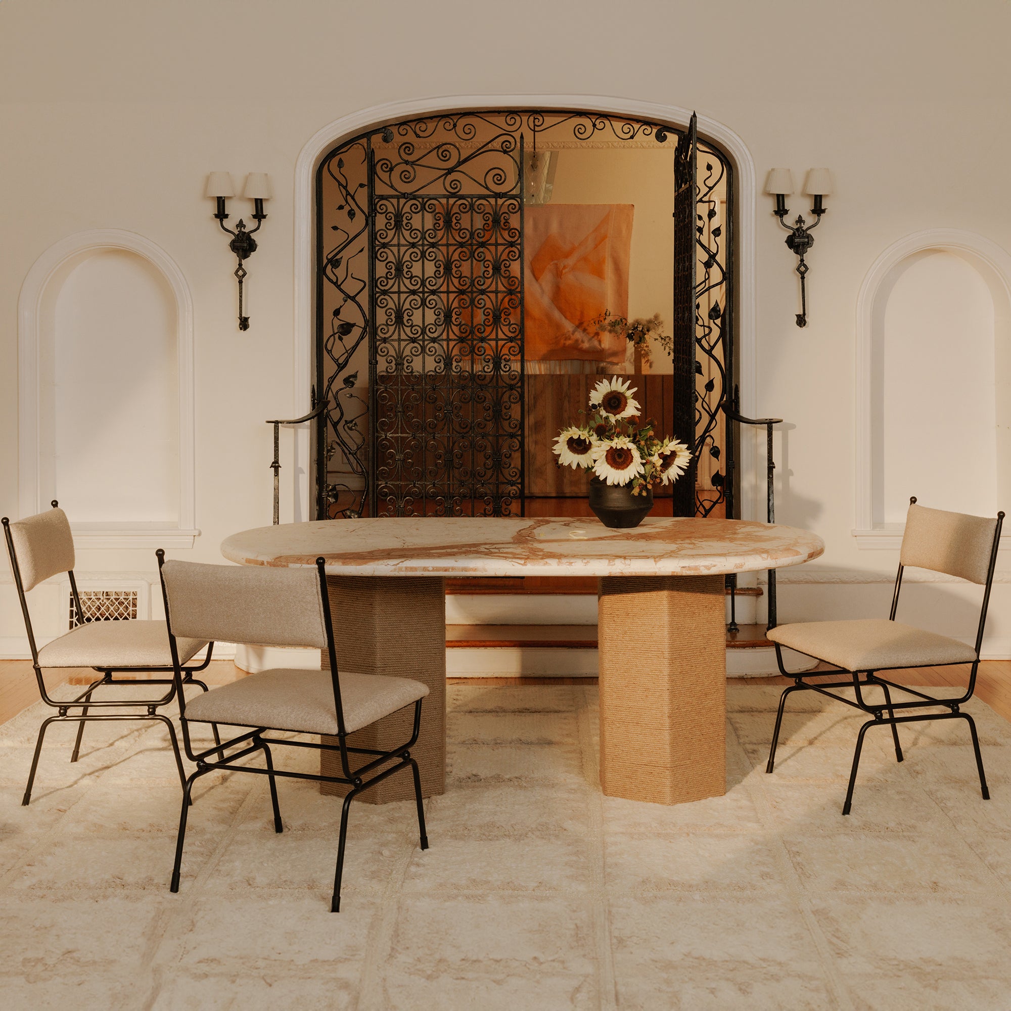 Posta Dining Chair Beige by Moe's Home Collection - view 4