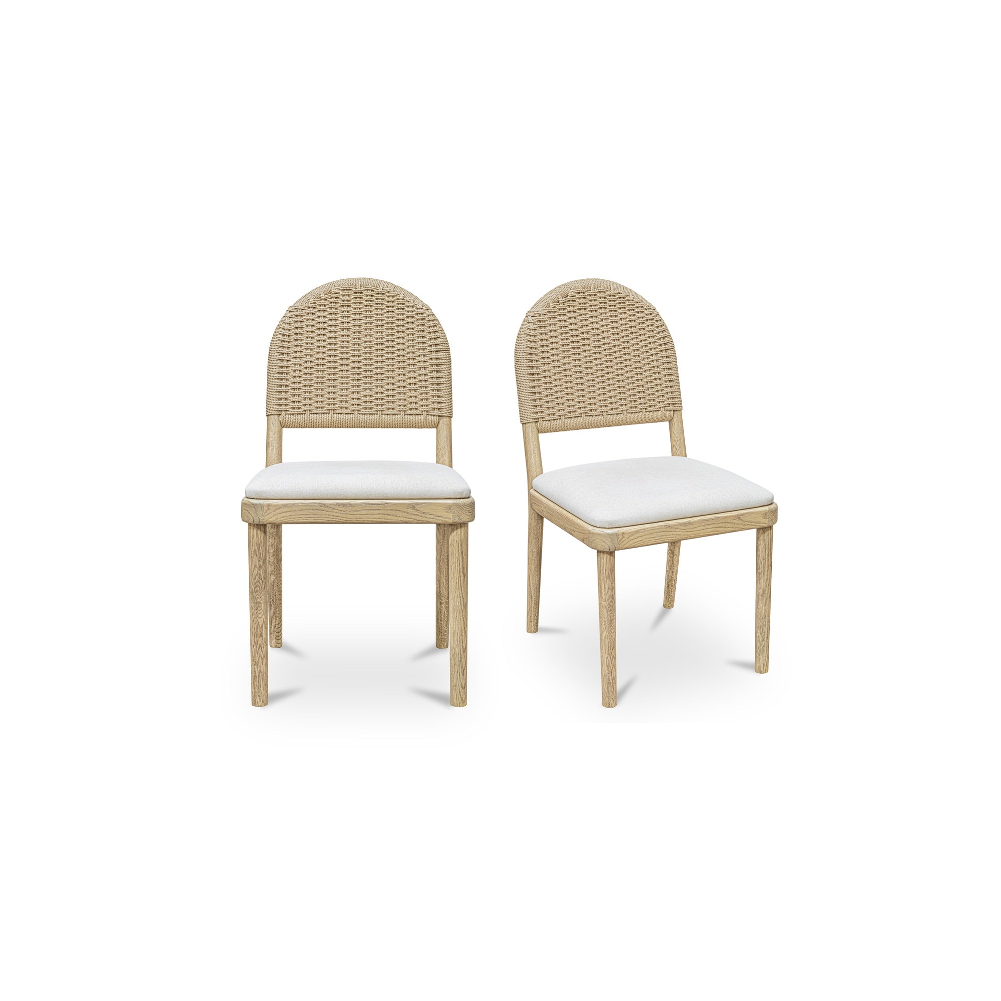 Claire Dining Chair Natural-Set of Two by Moe's Home Collection