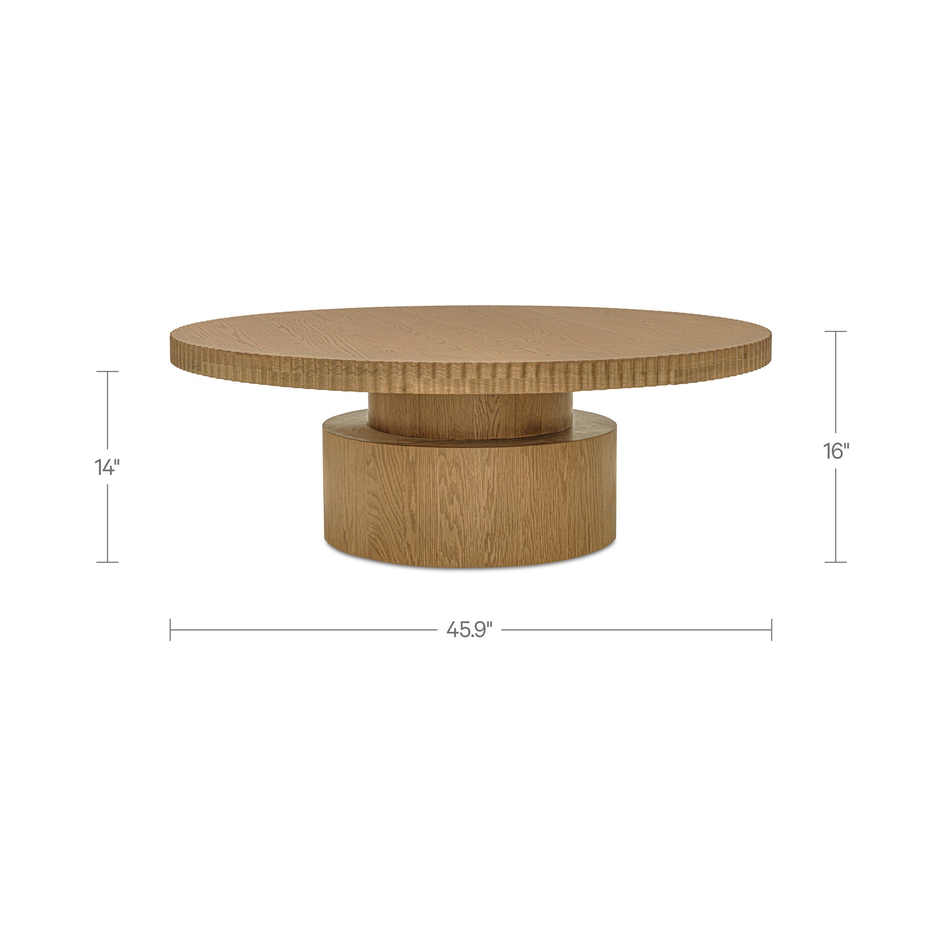 Leigh Coffee Table Brown by Moe's Home Collection - view 3