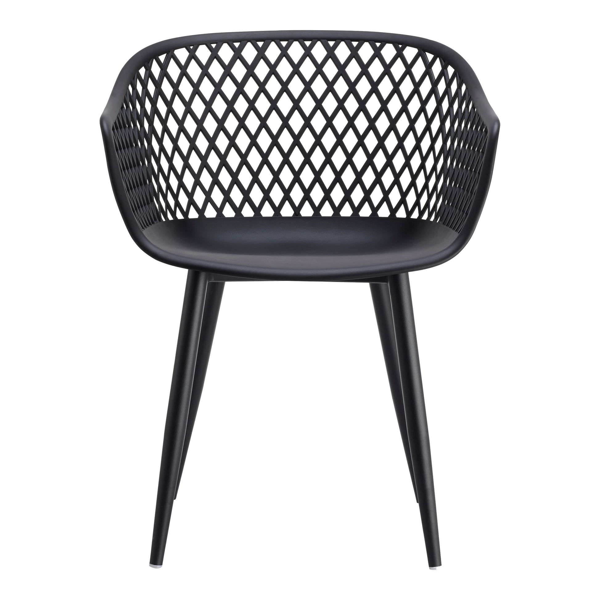 Piazza Outdoor Chair Black - Set Of Two by Moe's Home Collection - view 4