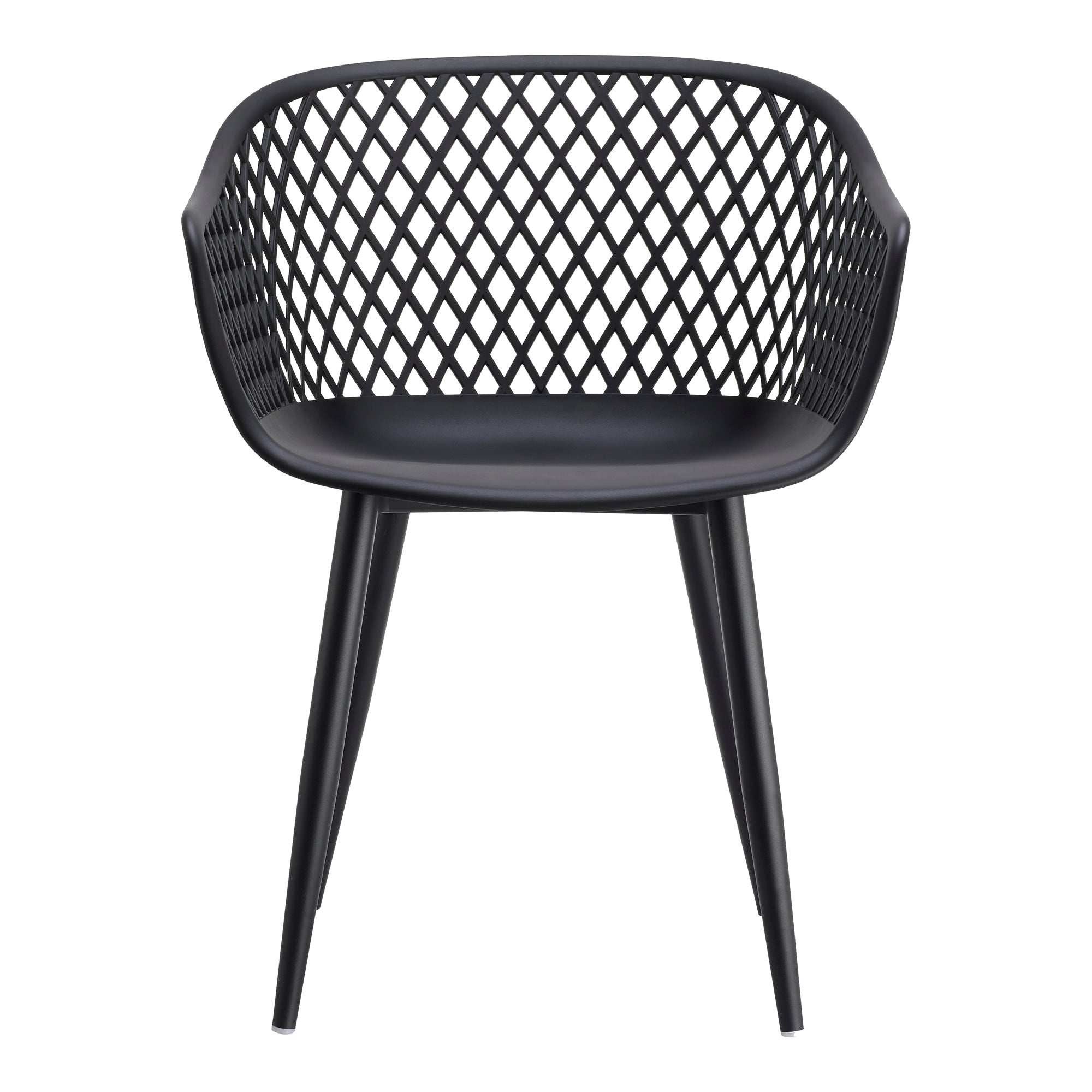 Piazza Outdoor Chair Black - Set Of Two by Moe's Home Collection - view 4