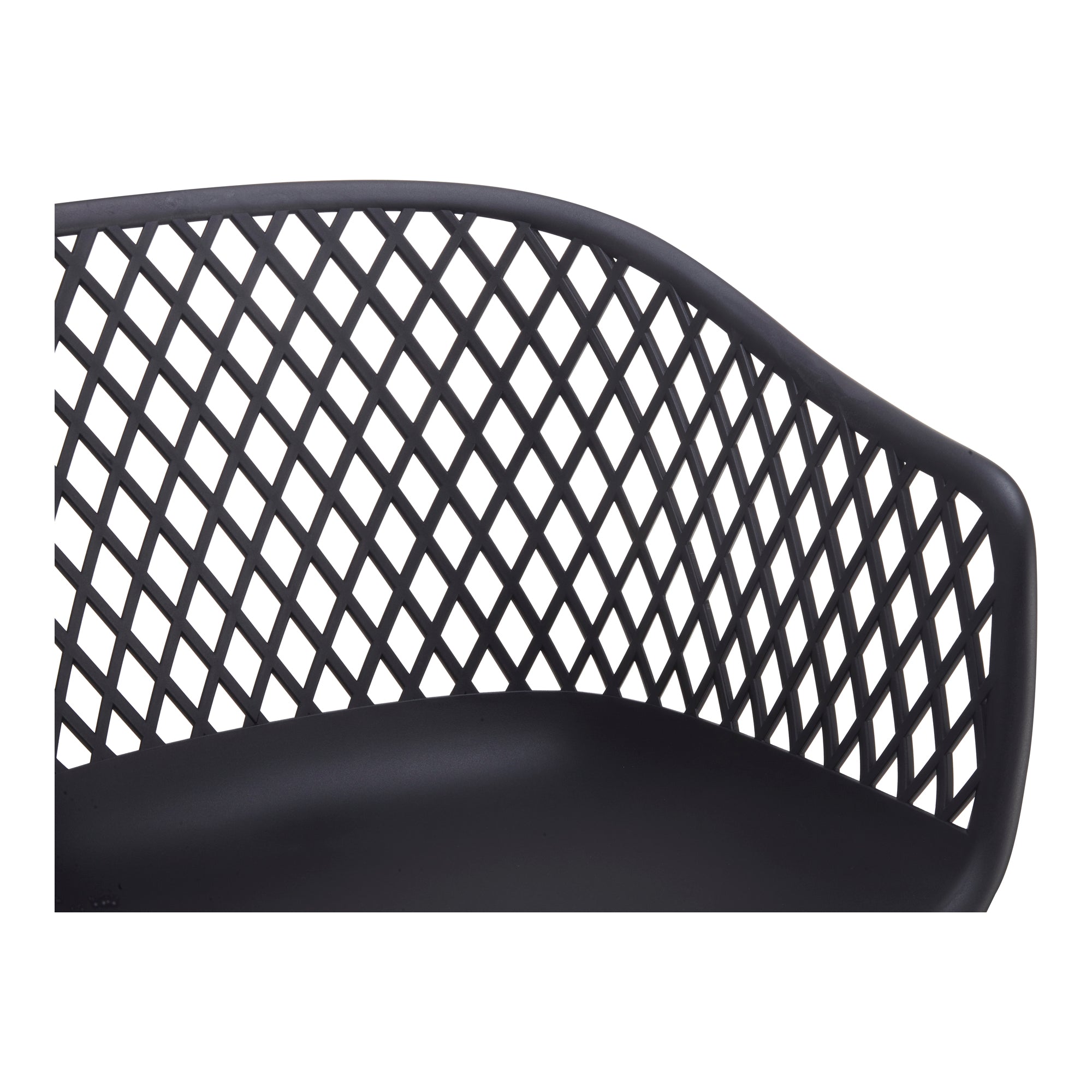 Piazza Outdoor Chair Black - Set Of Two by Moe's Home Collection - view 8