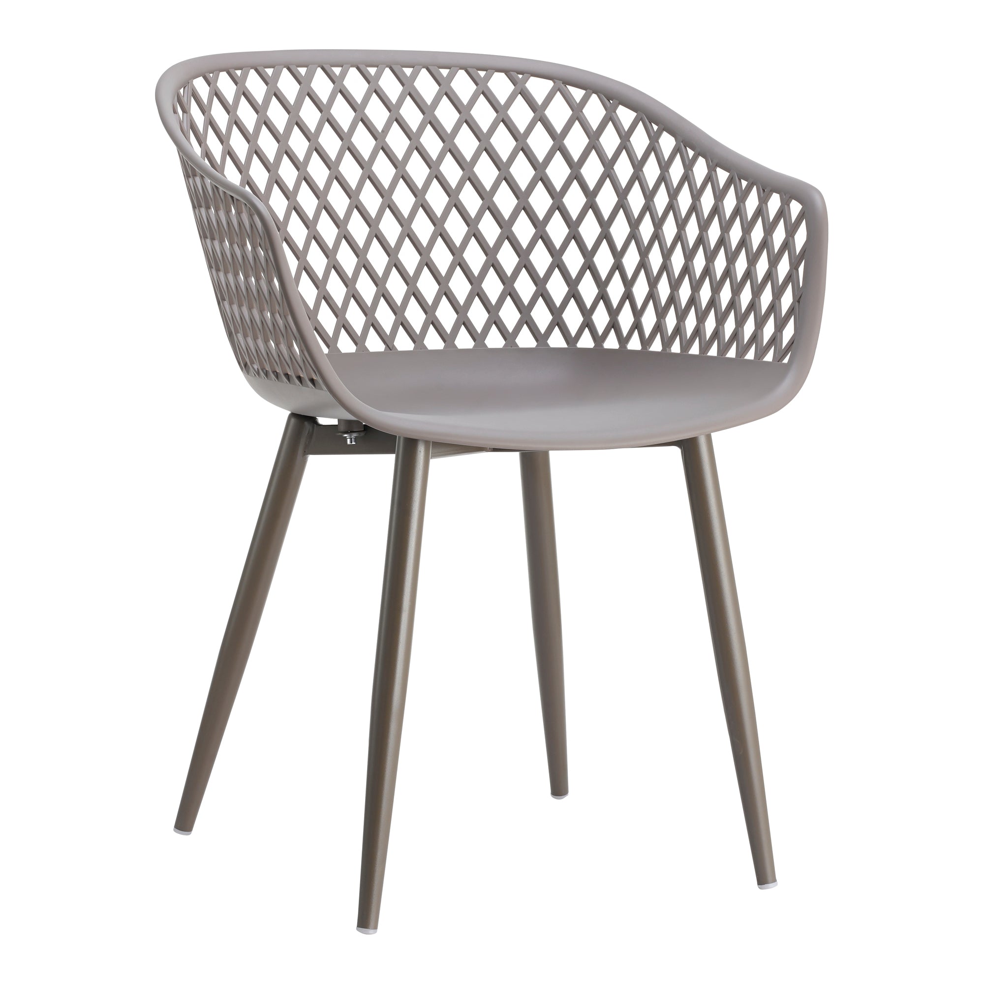 Piazza Outdoor Chair Grey - Set Of Two by Moe's Home Collection - view 5