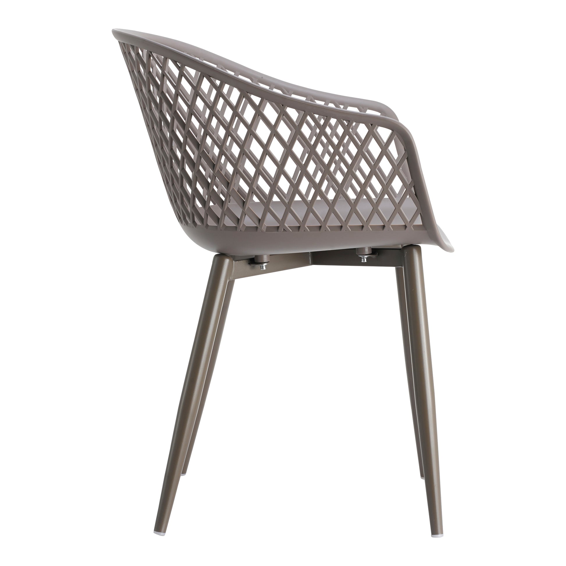 Piazza Outdoor Chair Grey - Set Of Two by Moe's Home Collection - view 6