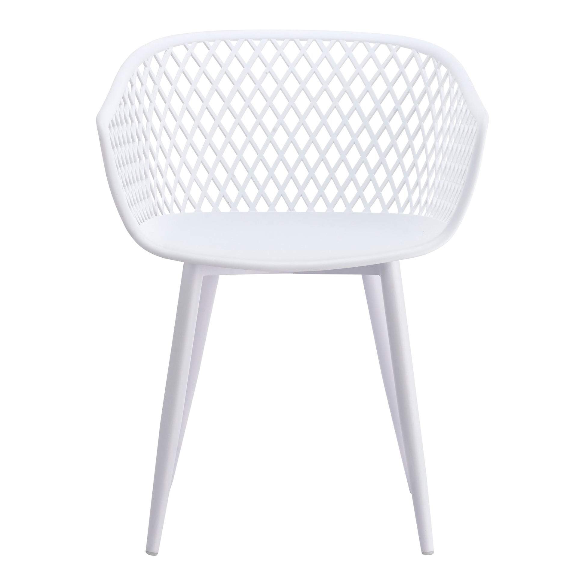 Piazza Outdoor Chair White - Set Of Two by Moe's Home Collection - view 2