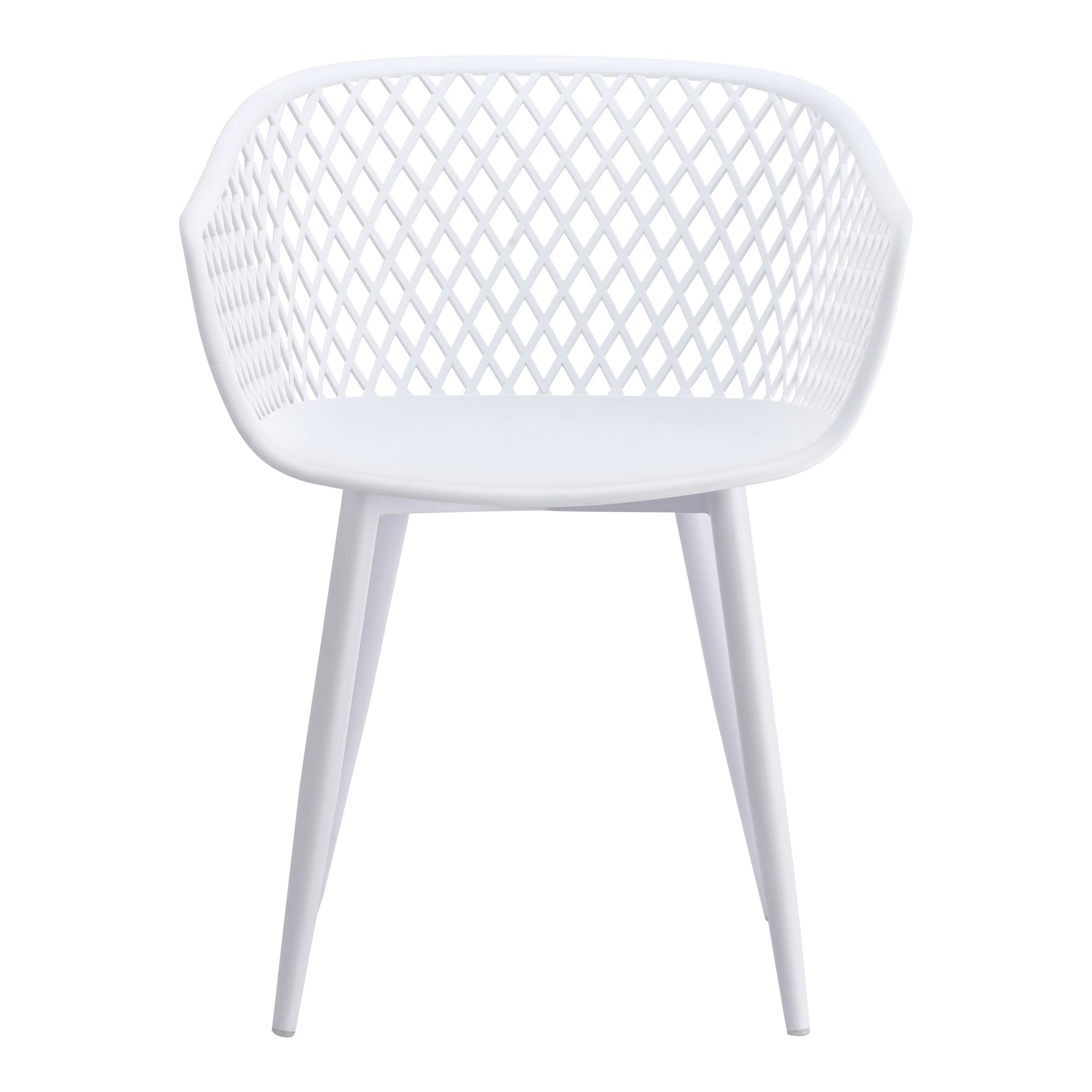Piazza Outdoor Chair White - Set Of Two by Moe's Home Collection - view 2