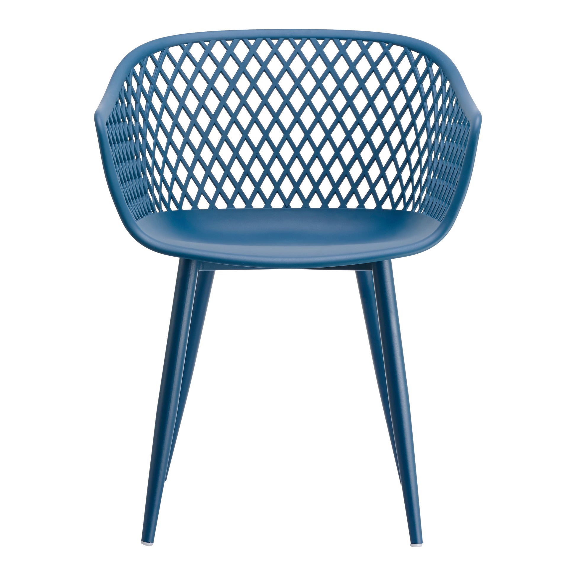 Piazza Outdoor Chair Blue - Set Of Two by Moe's Home Collection - view 4