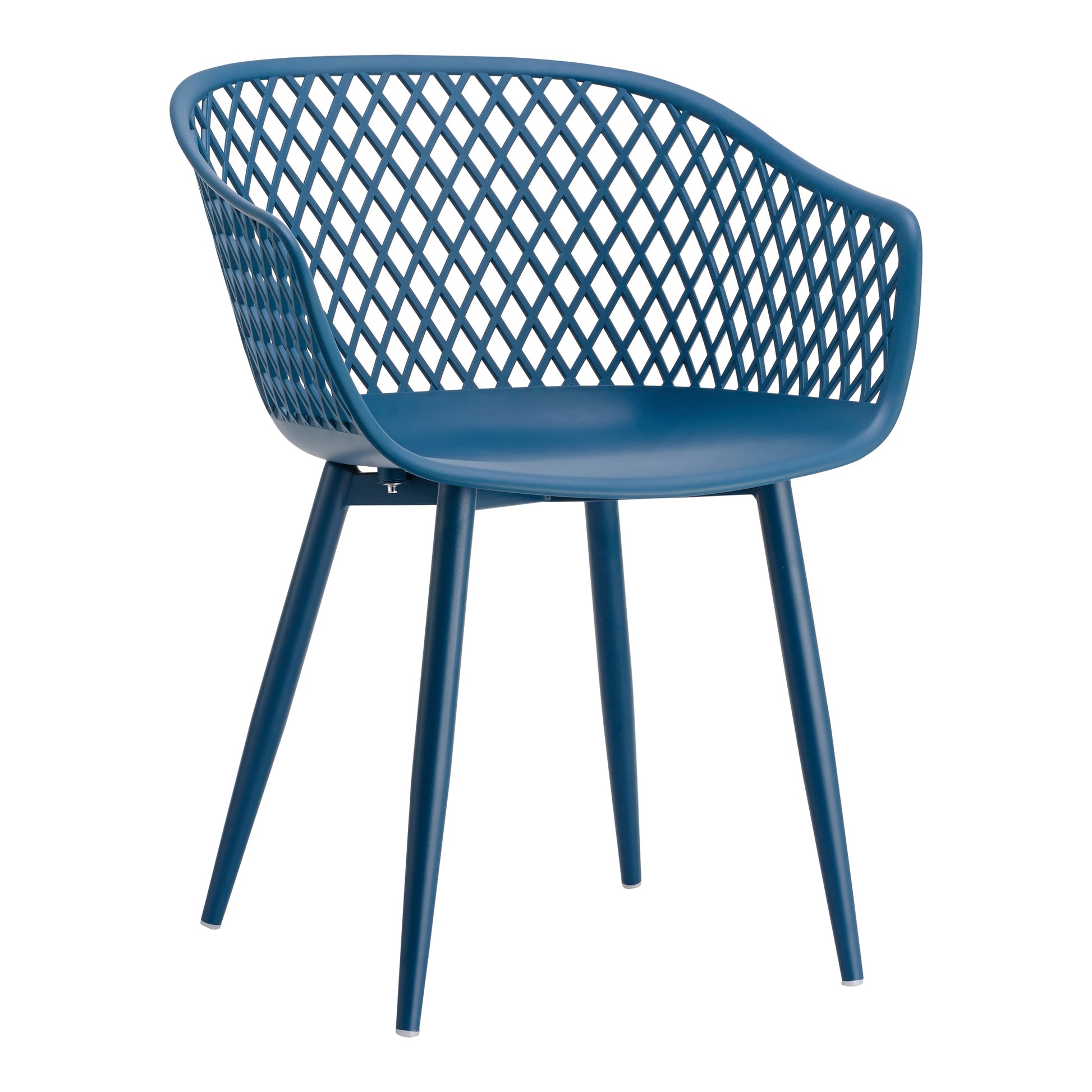 Piazza Outdoor Chair Blue - Set Of Two by Moe's Home Collection - view 5