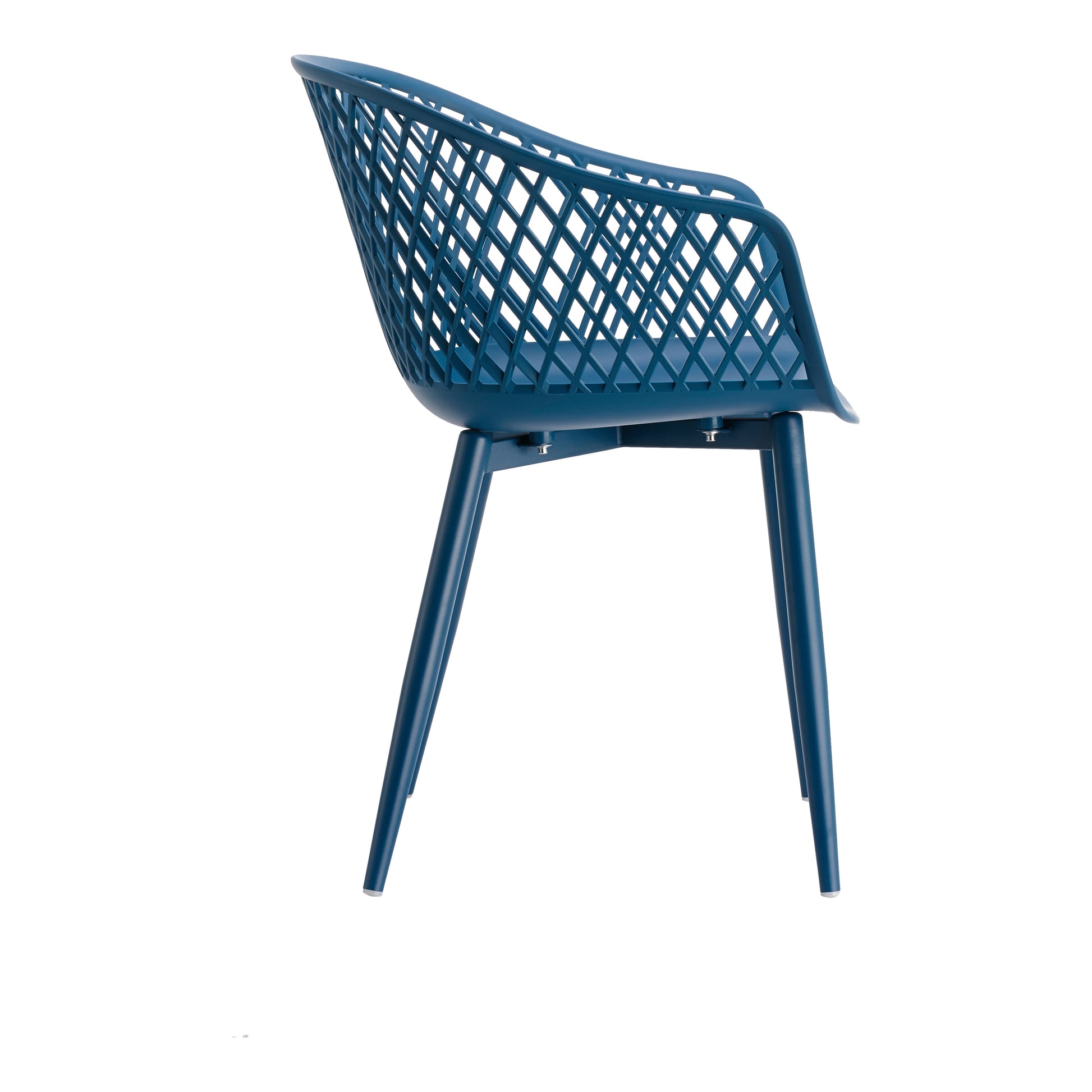 Piazza Outdoor Chair Blue - Set Of Two by Moe's Home Collection - view 6