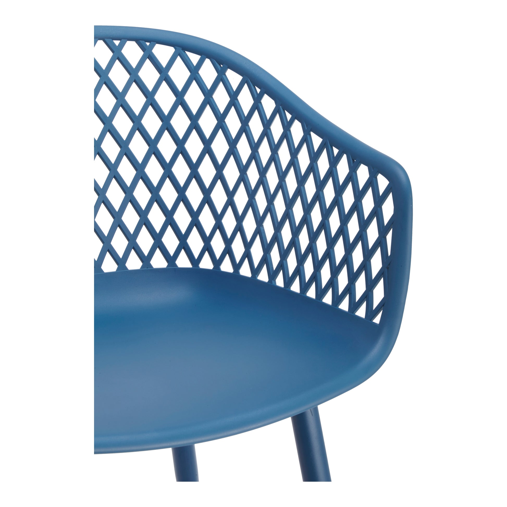 Piazza Outdoor Chair Blue - Set Of Two by Moe's Home Collection - view 8