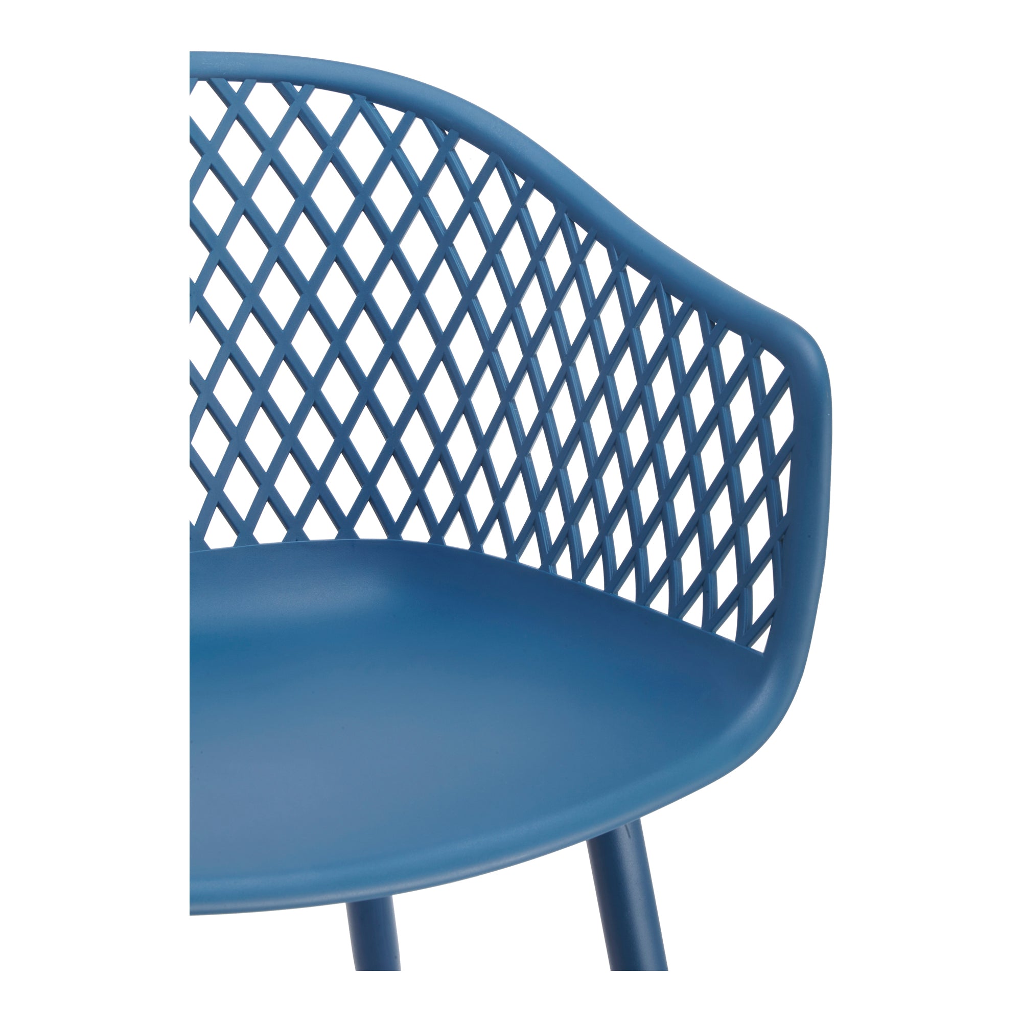 Piazza Outdoor Chair Blue - Set Of Two by Moe's Home Collection - view 8