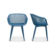 Piazza Outdoor Chair Blue - Set Of Two by Moe's Home Collection