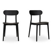 Kent Outdoor Dining Chair Black - Set Of Two by Moe's Home Collection
