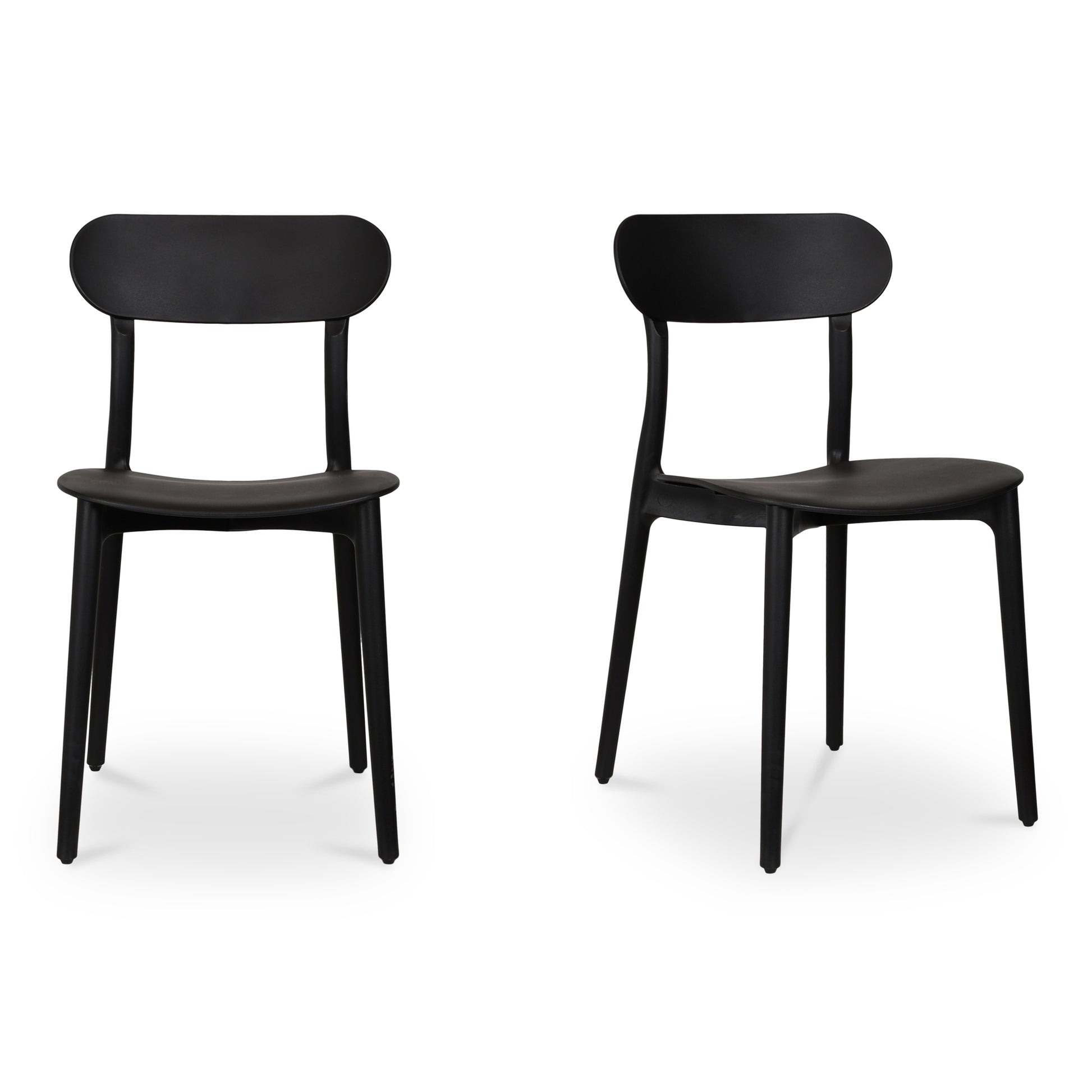 Kent Outdoor Dining Chair Black - Set Of Two by Moe's Home Collection