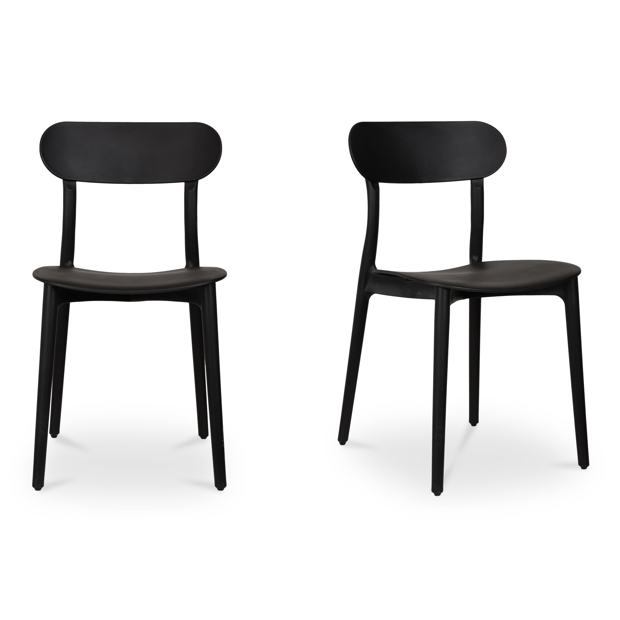 Kent Outdoor Dining Chair Black - Set Of Two by Moe's Home Collection