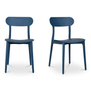 Kent Outdoor Dining Chair Navy - Set Of Two by Moe's Home Collection
