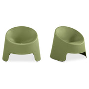 Nolla Outdoor Accent Chair Set of Two Green by Moe's Home Collection