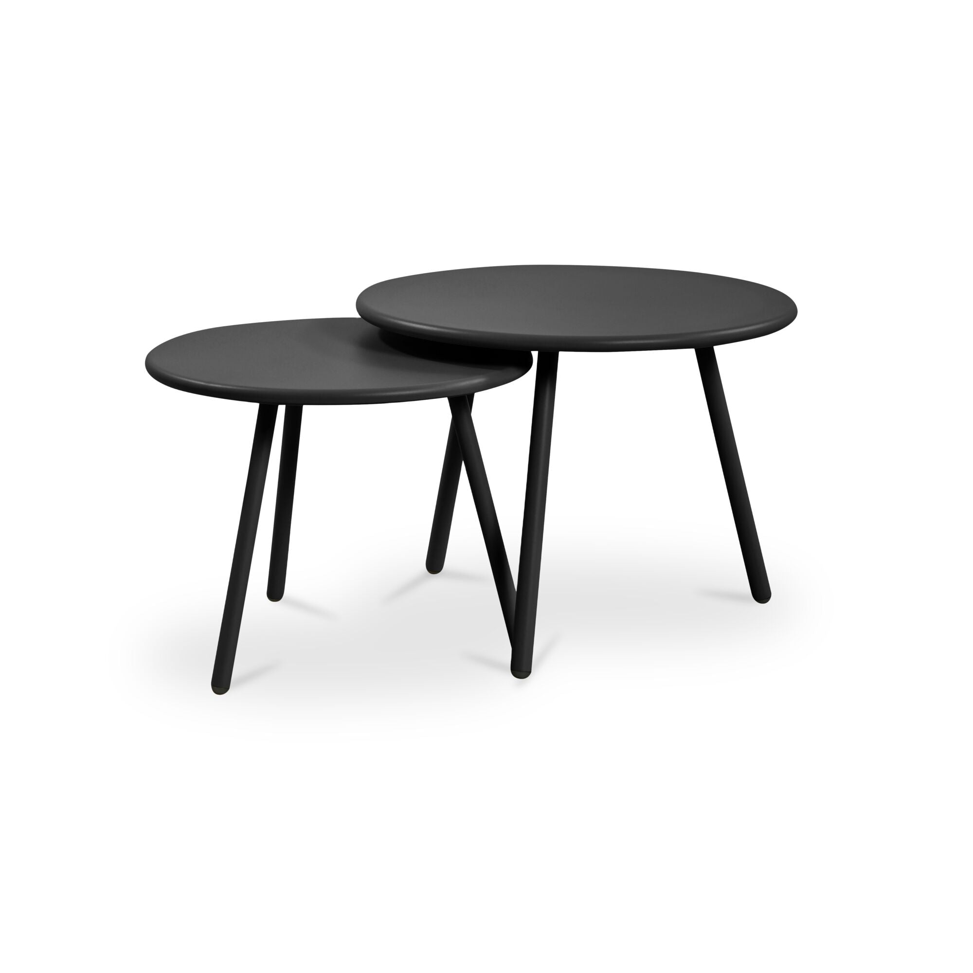 Kari Outdoor Nesting Coffee Table Black by Moe's Home Collection