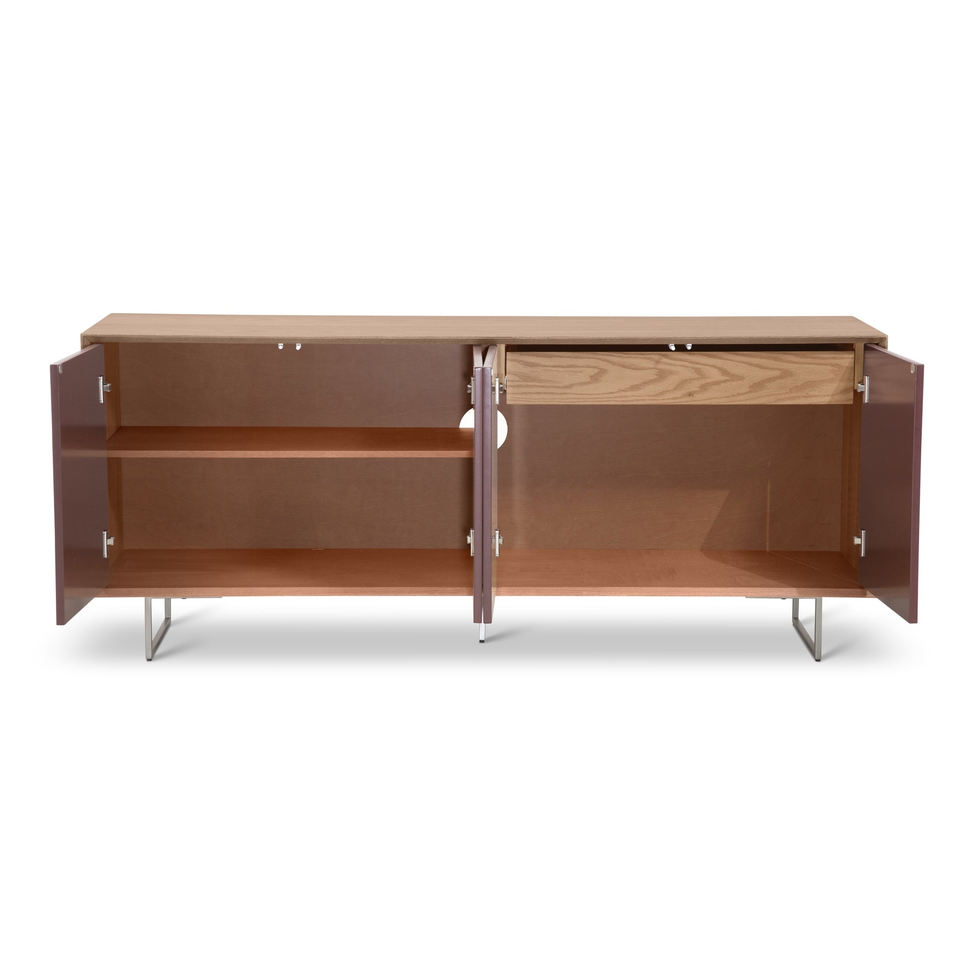 Quadrum Malbec & Damasco Lacquered & Wood Buffet by Urbia
