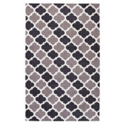 Lida Moroccan Trellis 5x8 Area Rug - Charcoal and Black
