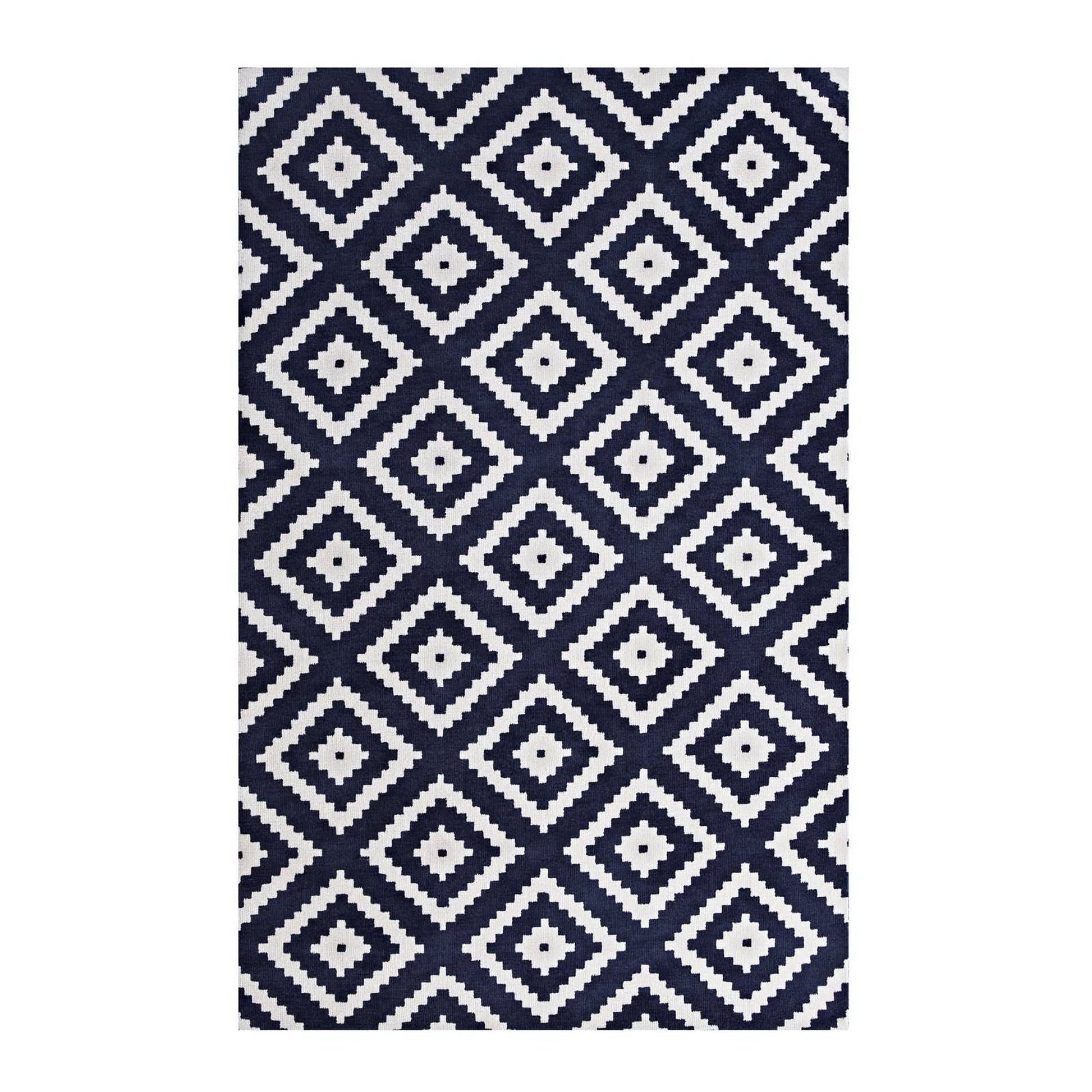 Alika Abstract Diamond Trellis 8x10 Area Rug