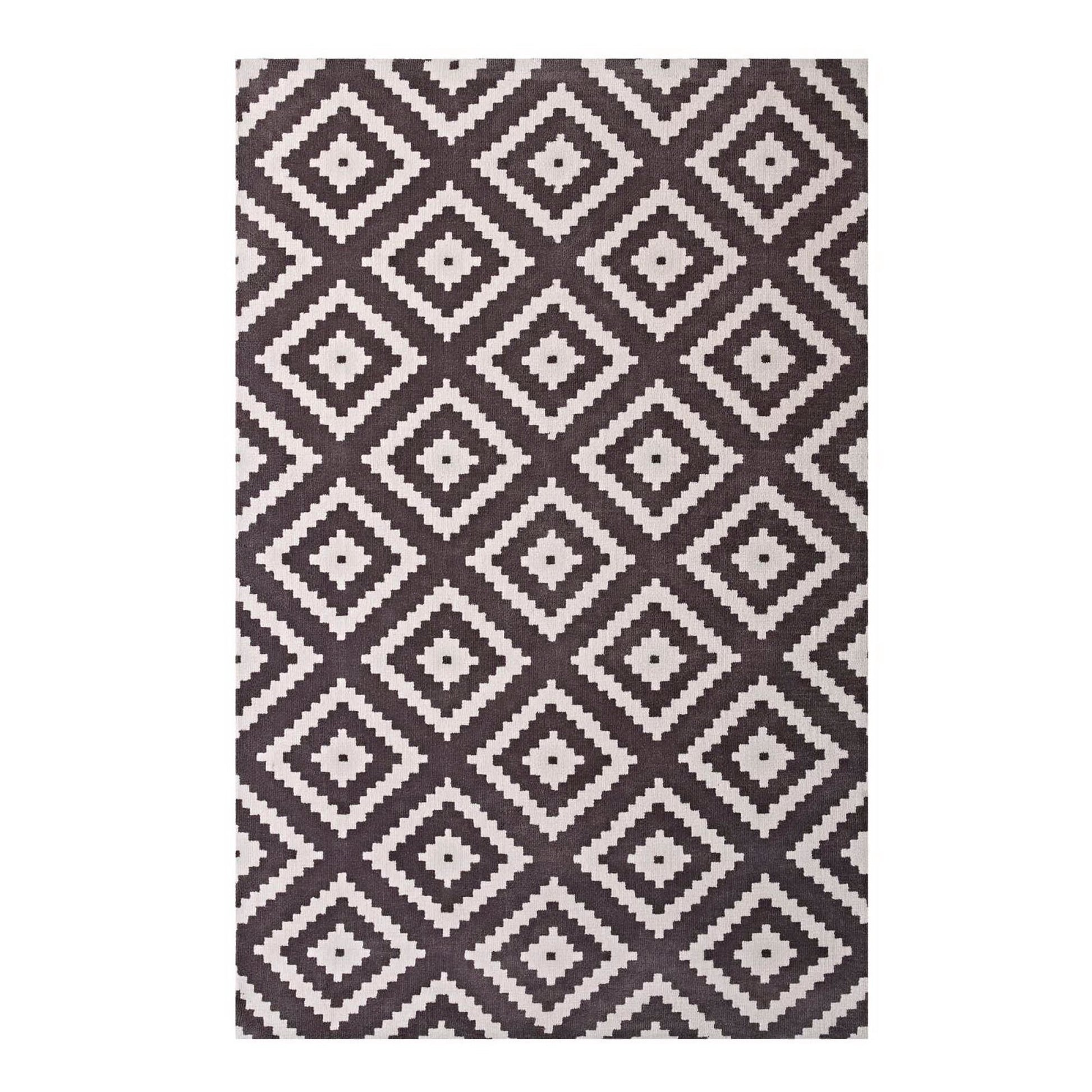 Alika Abstract Diamond Trellis 5x8 Area Rug