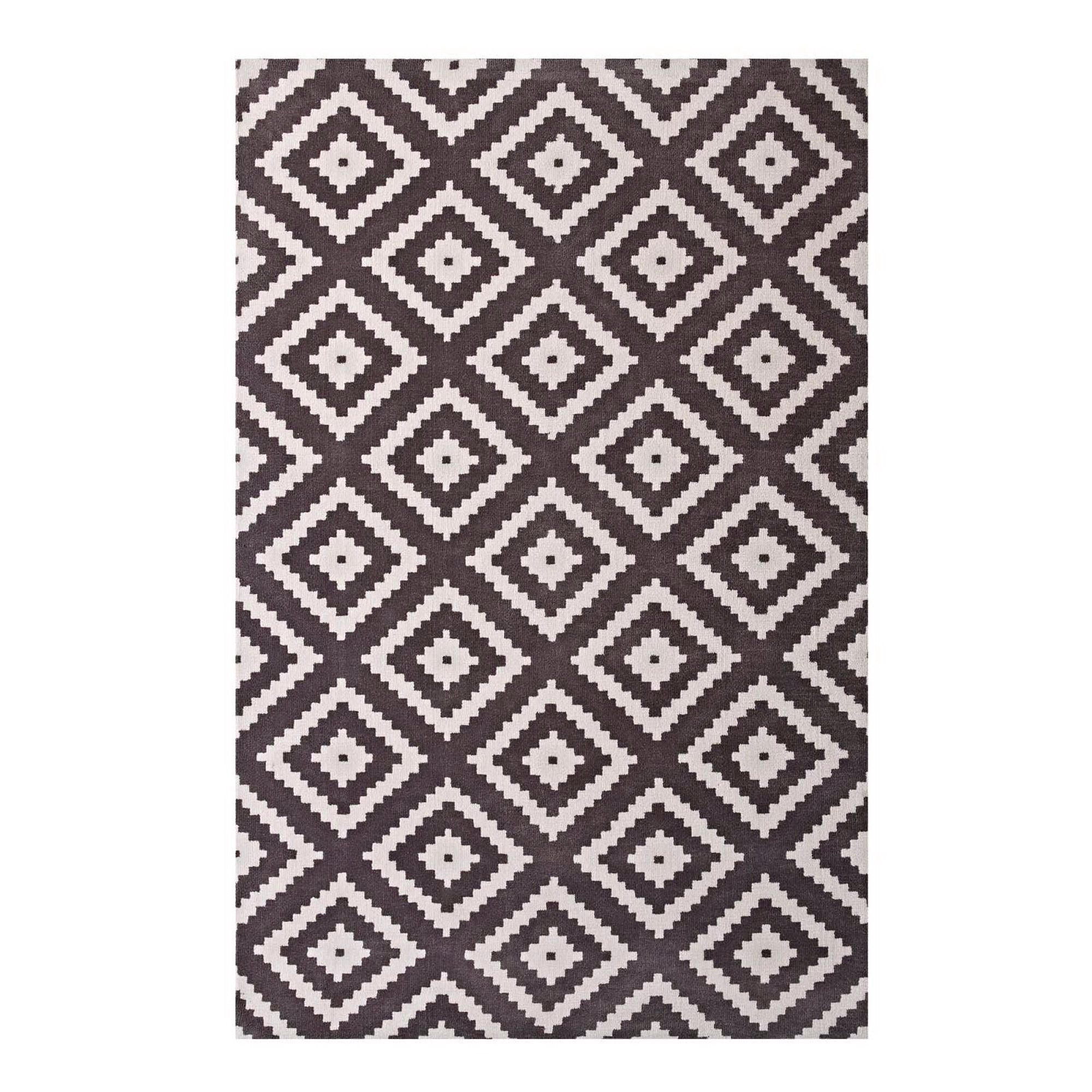 Alika Abstract Diamond Trellis 5x8 Area Rug