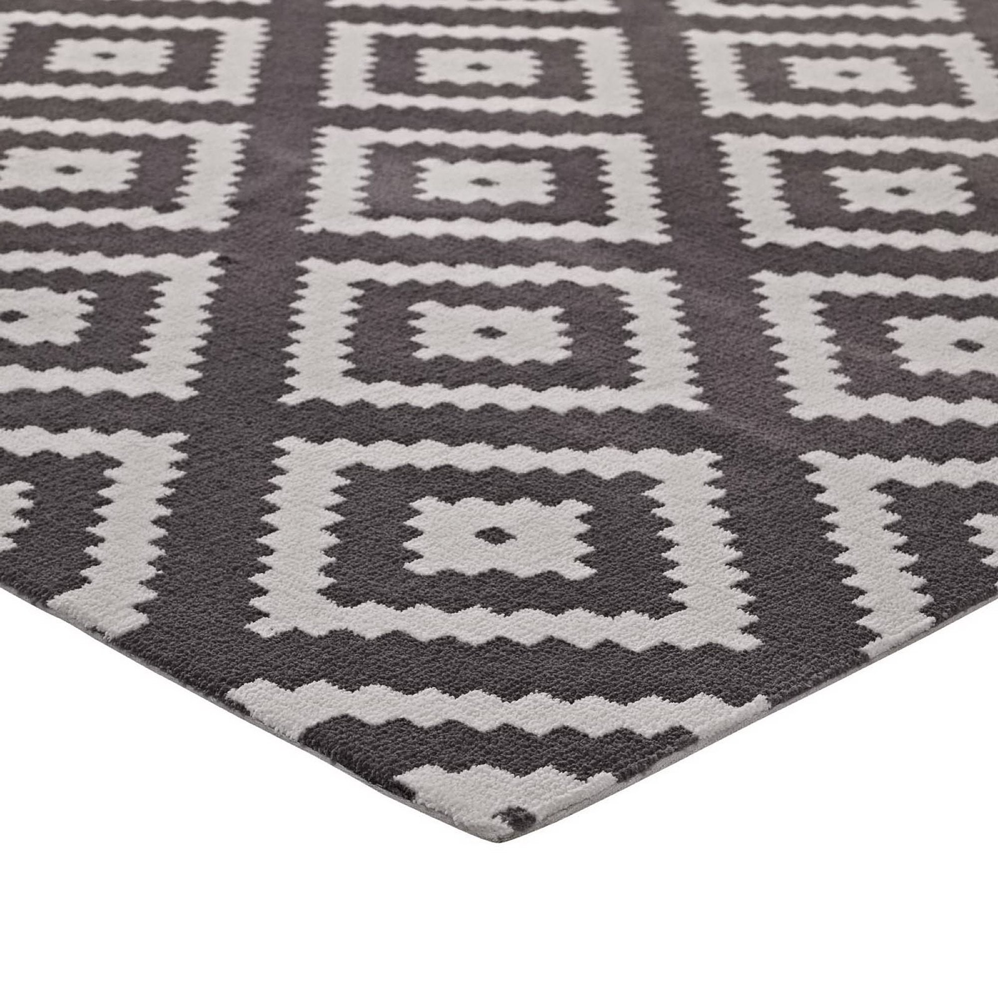 Alika Abstract Diamond Trellis 5x8 Area Rug