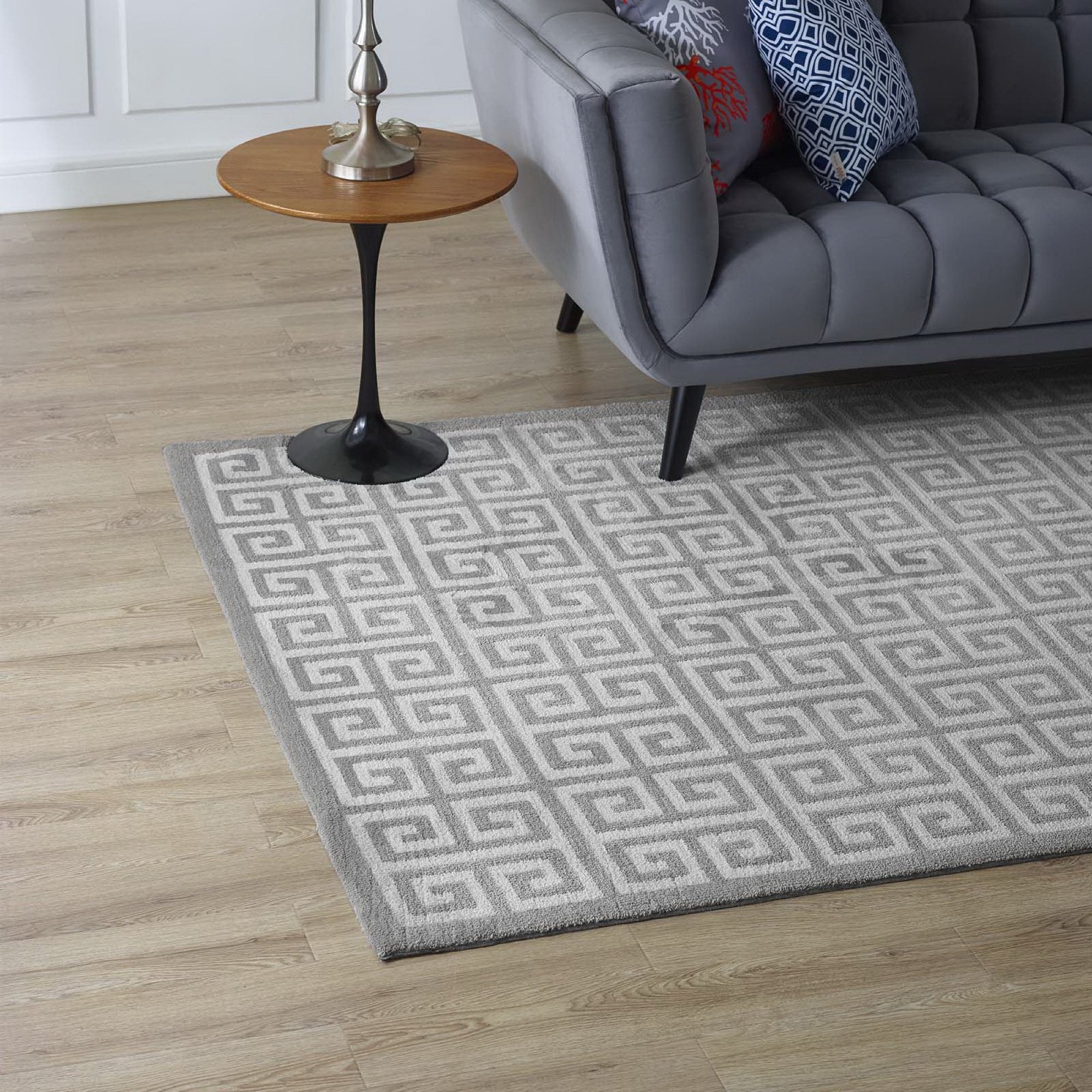 Freydis Greek Key 8x10 Area Rug