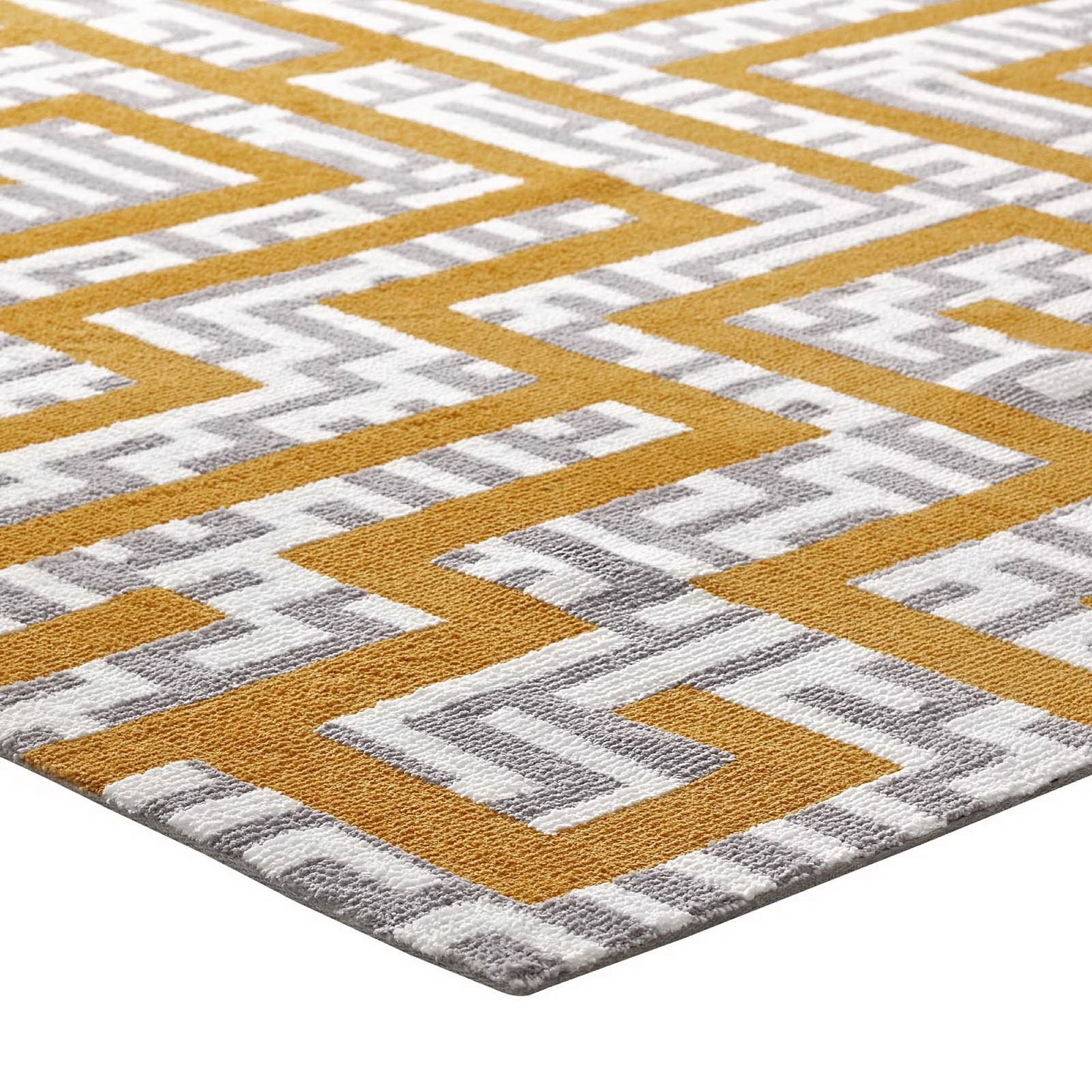 Nahia Geometric Maze 5x8 Area Rug