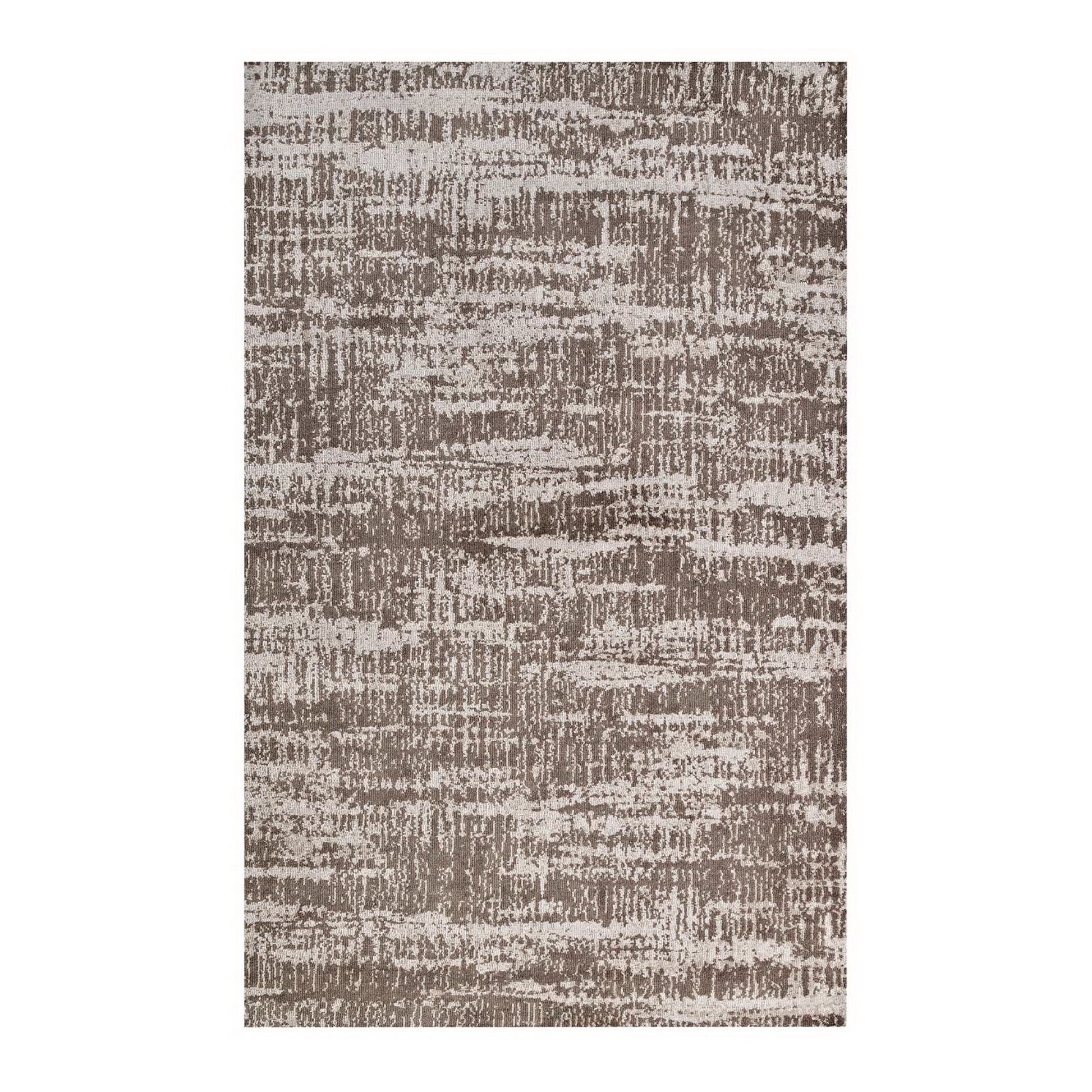 Darja Distressed Rustic Modern 5x8 Area Rug - Light and Dark Tan