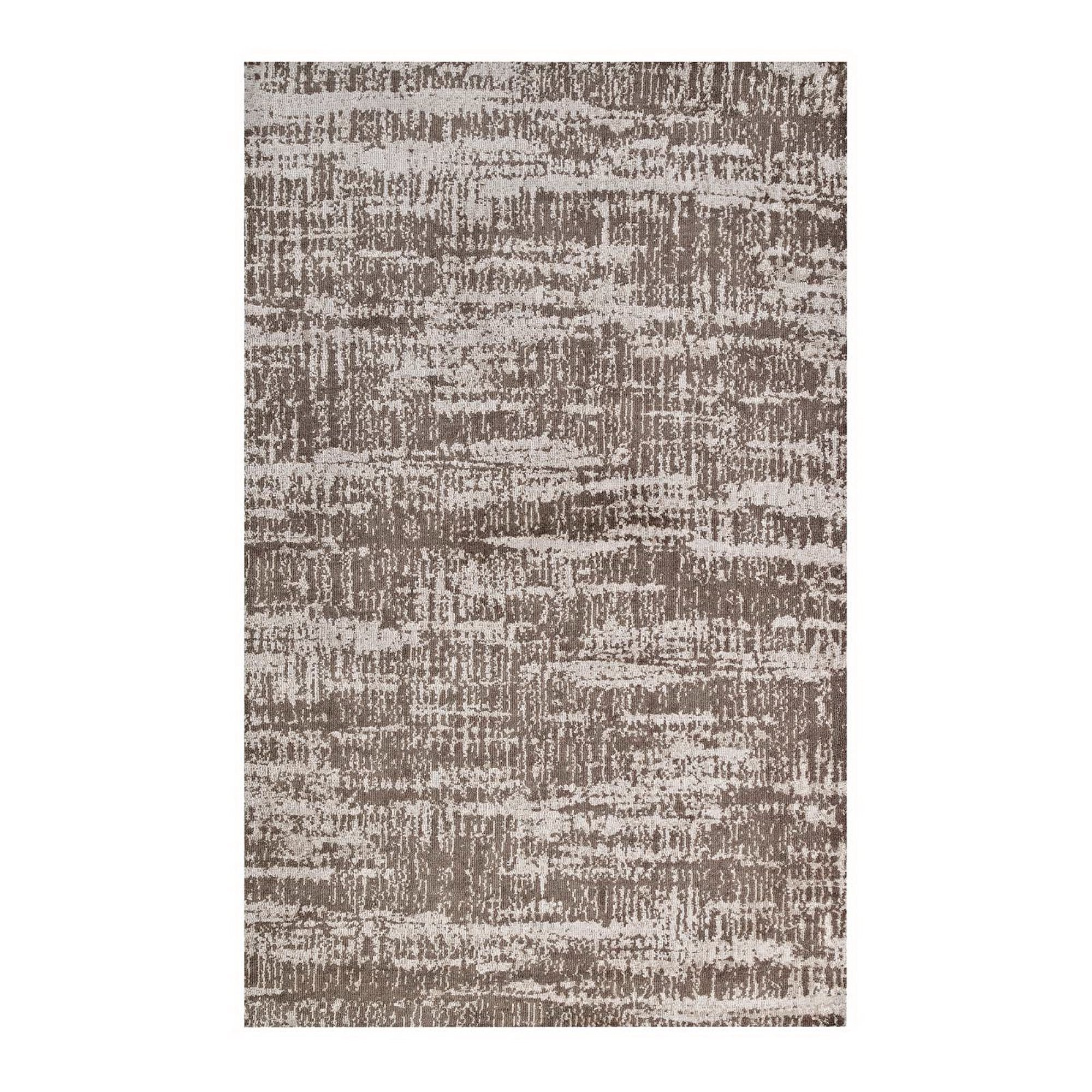 Darja Distressed Rustic Modern 5x8 Area Rug - Light and Dark Tan