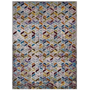 Laleh Geometric Mosaic 4x6 Area Rug - Multicolored