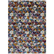 Arisa Geometric Hexagon Mosaic 5x8 Area Rug - Multicolored