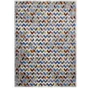 Gemma Chevron Mosaic 5x8 Area Rug - Multicolored
