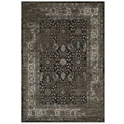 Berit Distressed Vintage Floral Lattice 5x8 Area Rug - Brown and Beige