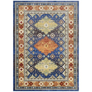 Atzi Distressed Southwestern Diamond Floral 4x6 Area Rug - Multicolored