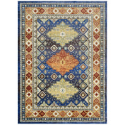 Atzi Distressed Southwestern Diamond Floral 5x8 Area Rug - Multicolored