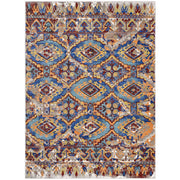 Centehua Distressed Southwestern Aztec 4x6 Area Rug - Multicolored