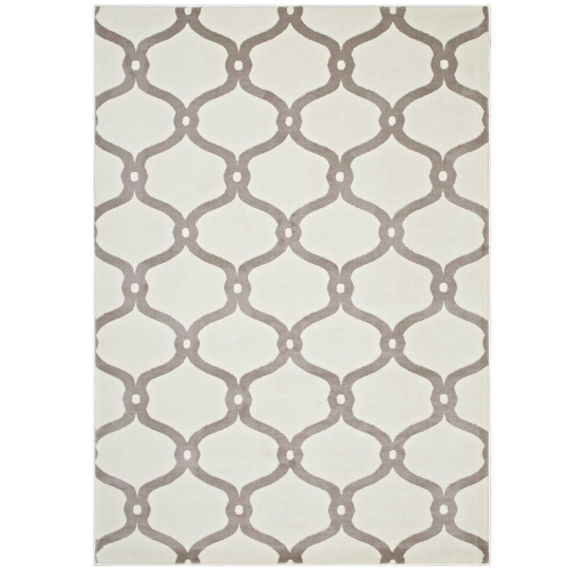 Beltara Chain Link Transitional Trellis 8x10 Area Rug