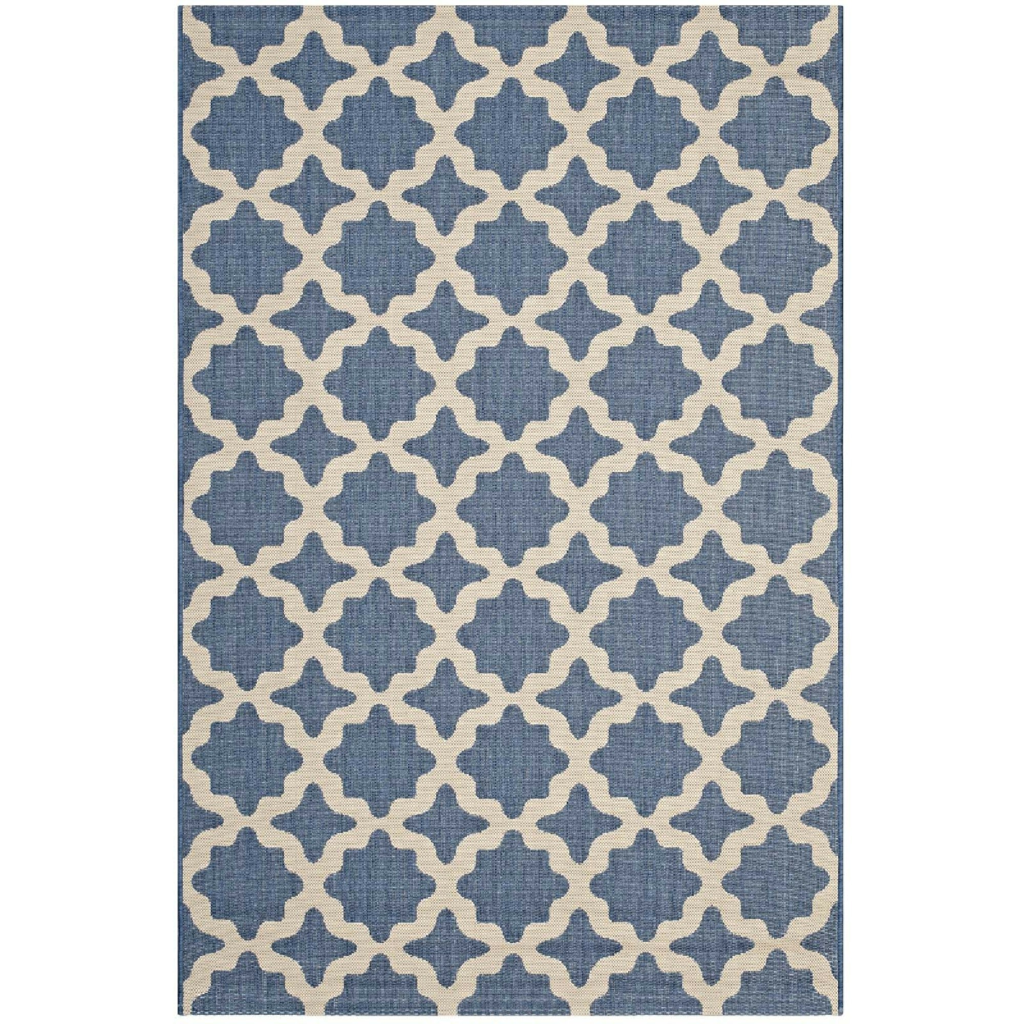 Cerelia Moroccan Trellis Indoor and Outdoor 5x8 Area Rug