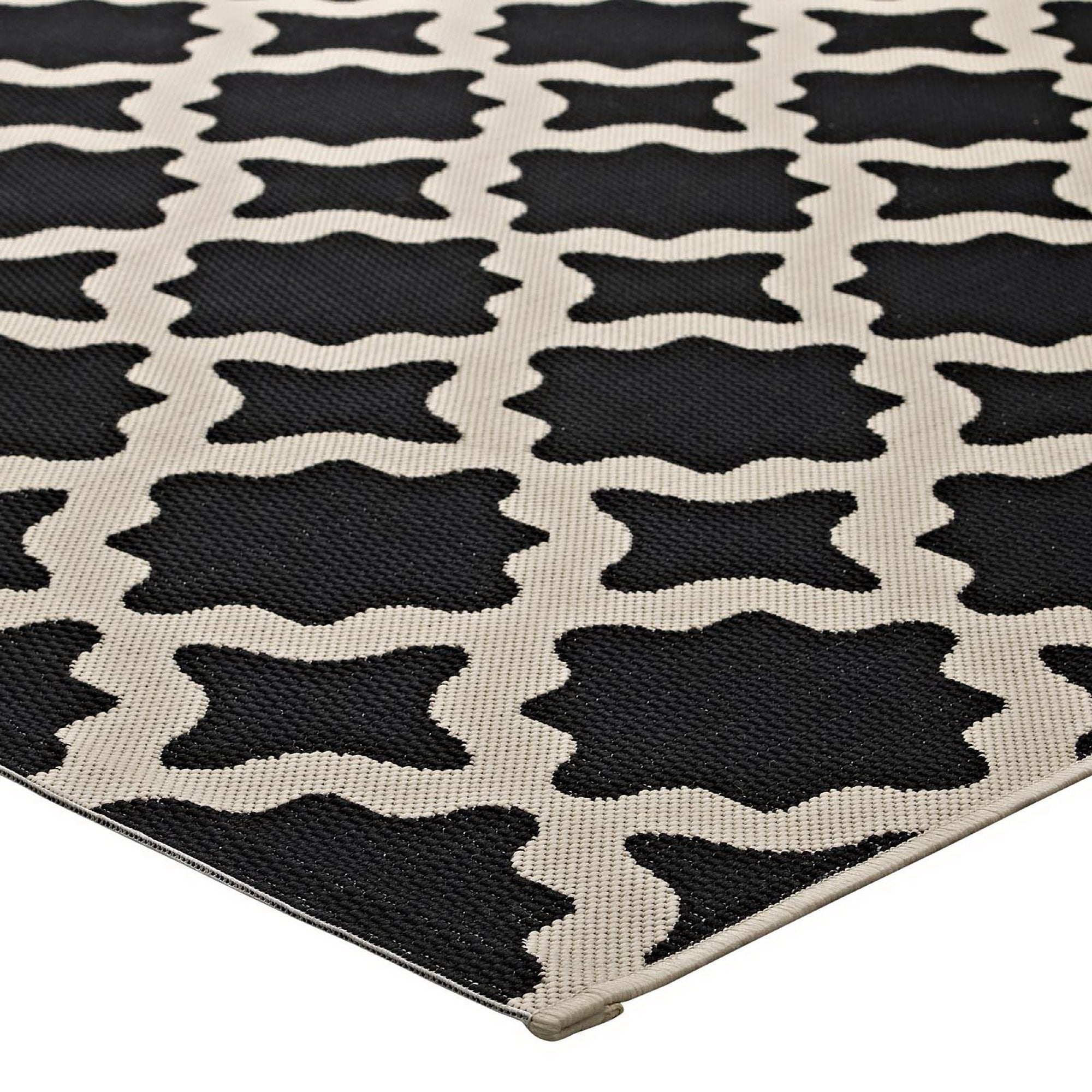 Cerelia Moroccan Trellis Indoor and Outdoor 8x10 Area Rug