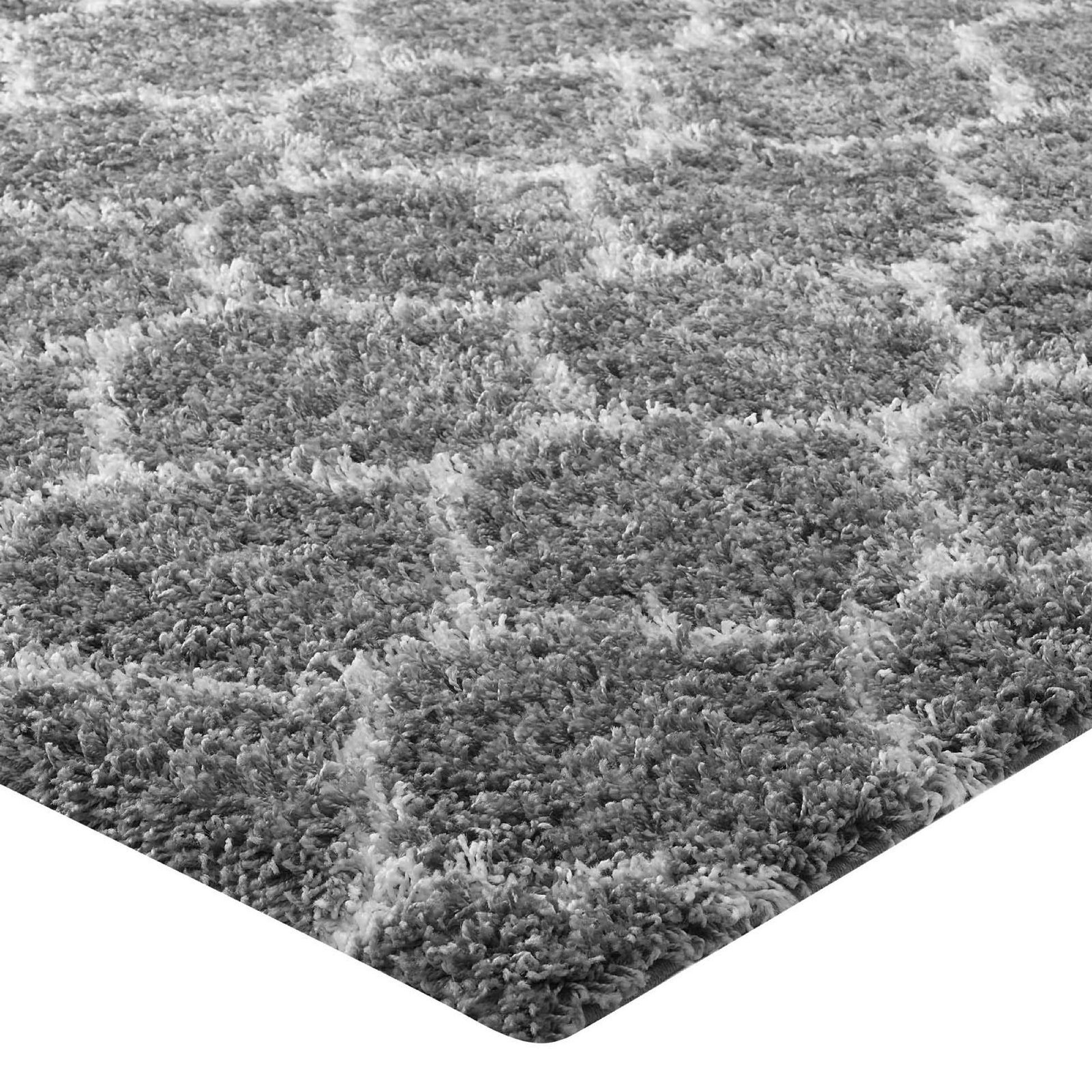 Solvea Moroccan Trellis 5x8 Shag Area Rug