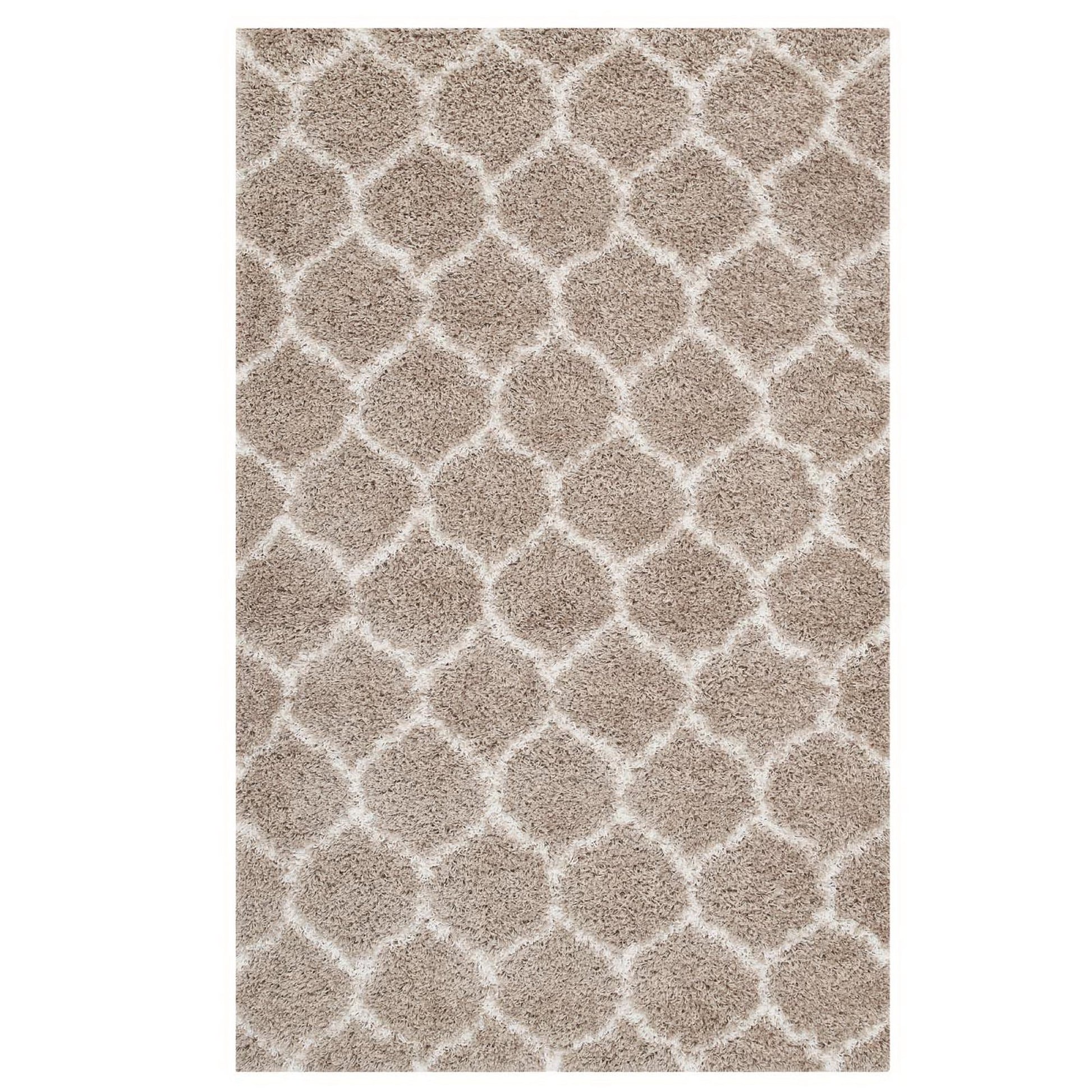Solvea Moroccan Trellis 8x10 Shag Area Rug