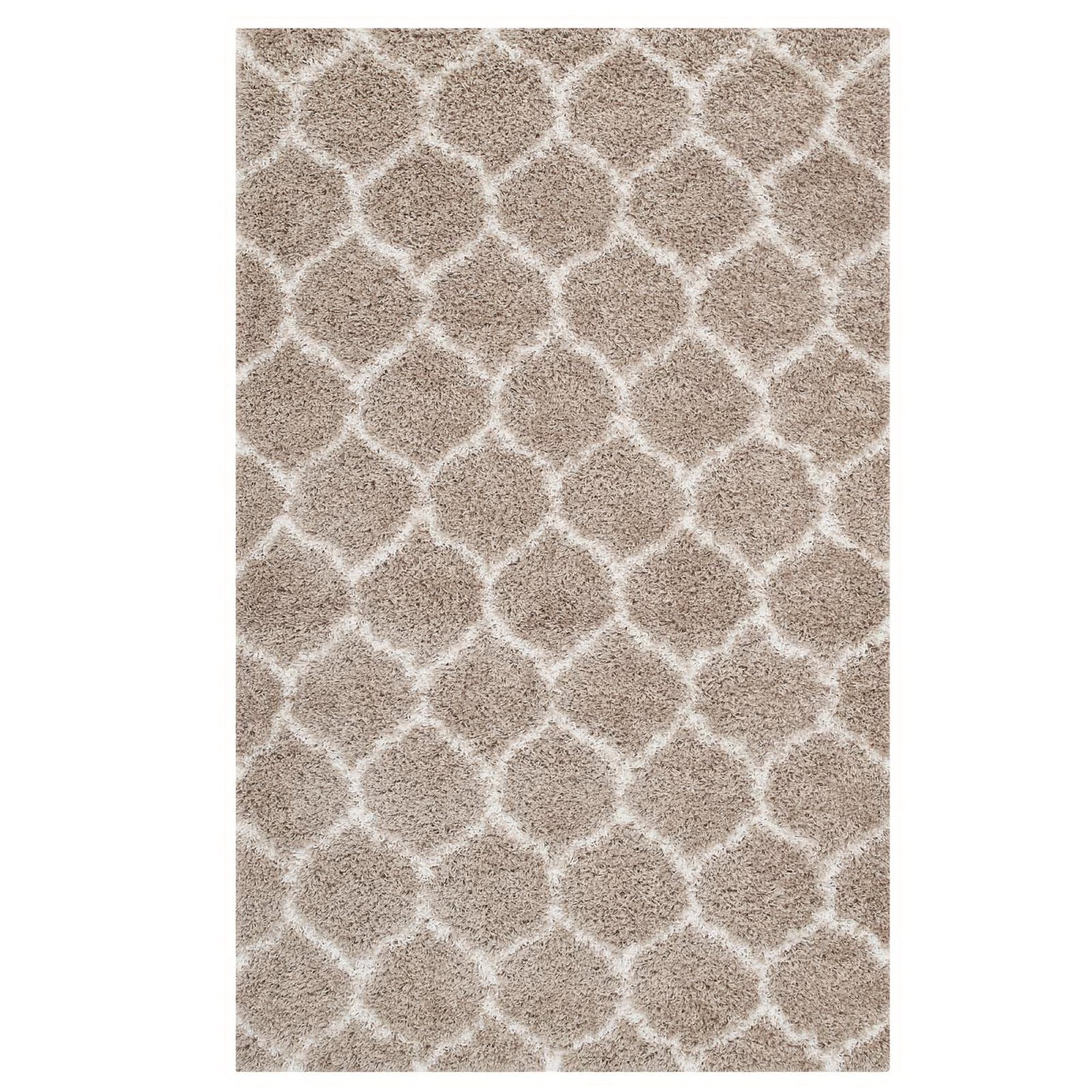 Solvea Moroccan Trellis 8x10 Shag Area Rug