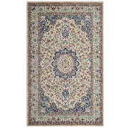 Meryam Distressed Vintage Medallion 5x8 Area Rug - Multicolored