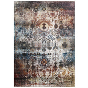 Success Tahira Transitional Distressed Vintage Floral Moroccan Trellis 4x6 Area Rug - Multicolored