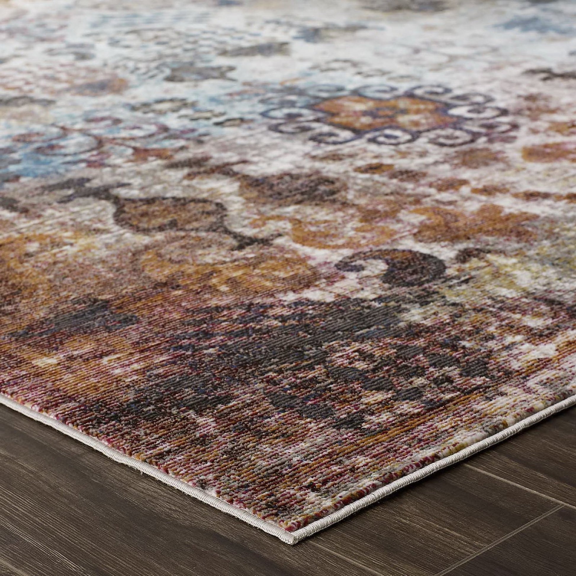 Success Tahira Transitional Distressed Vintage Floral Moroccan Trellis 5x8 Area Rug