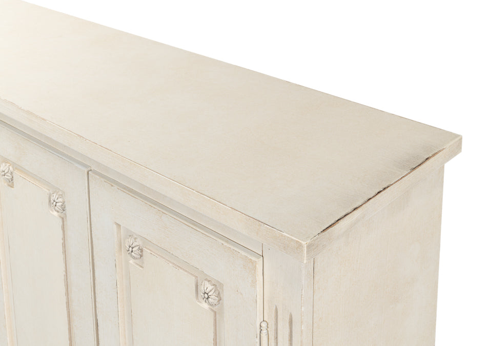 Bellagio Sideboard,96", White/White by Sarreid Ltd - view 6