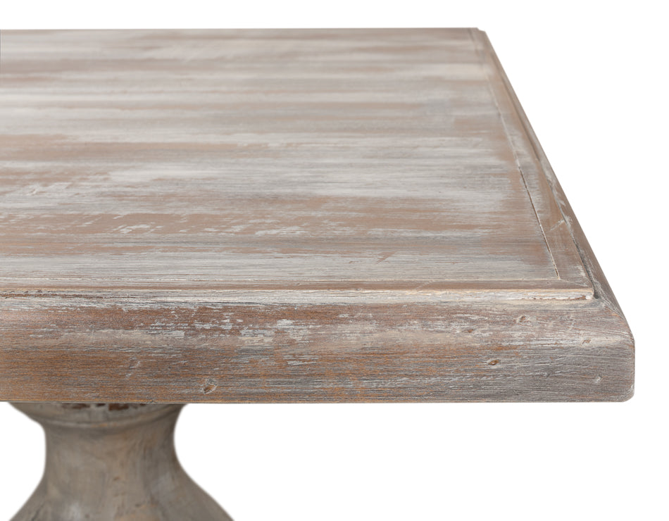 Lionisio Trestle Table, Grey Oak by Sarreid Ltd - view 8